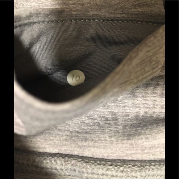 Lululemon Happy Hatha Crop Heathered Fossil/Fossil - Picture 6 of 8